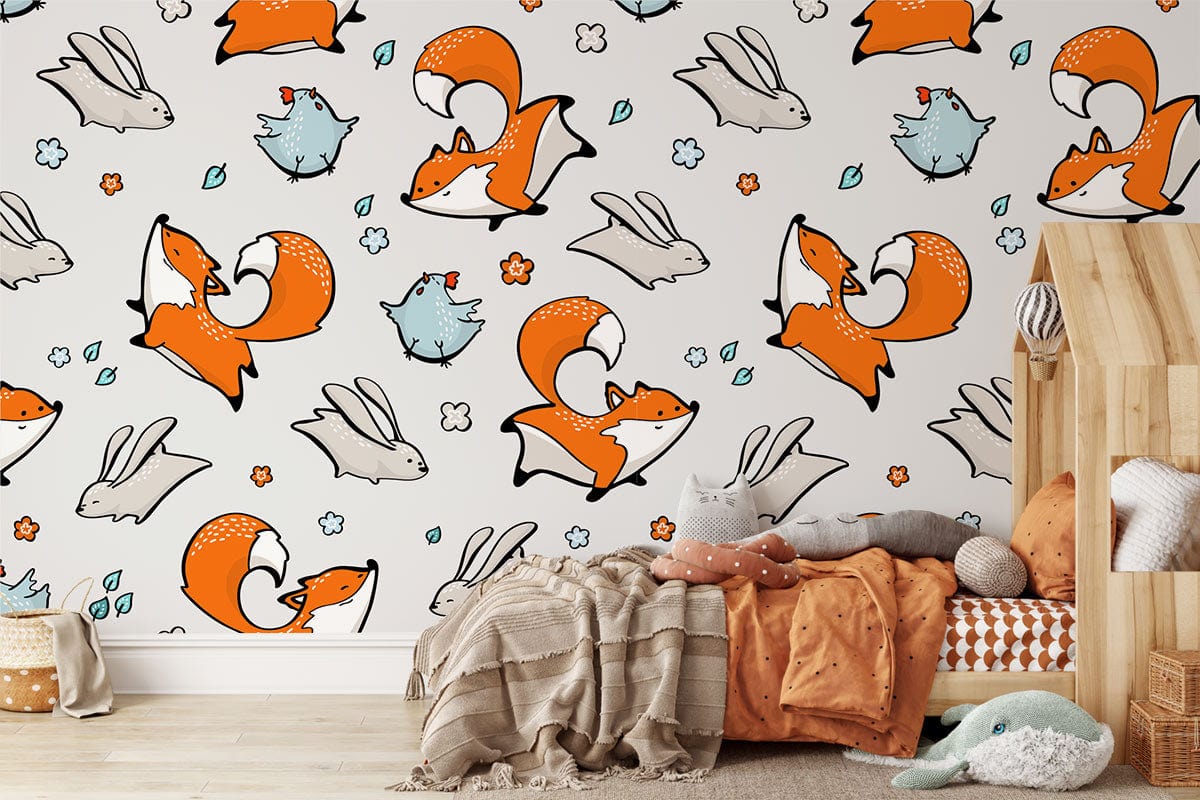 Papier peint mural de petits animaux - Le meilleur Papier peint panoramique Sur mesure