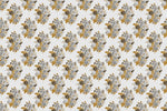 Papier peint mural de petits bouquets gris - Vignette | Mr Papier Peint