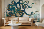 Papier peint mural Pieuvre géante pour une chambre océan mystérieuse - Vignette | Mr Papier Peint