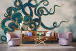 Papier peint mural Pieuvre géante pour une chambre océan mystérieuse - Vignette | Mr Papier Peint