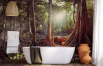 Papier peint mural forêt luxuriante pour une ambiance apaisante - Vignette | Mr Papier Peint