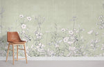 Papier peint mural floral vert clair souffle de sérénité végétale - Vignette | Mr Papier Peint