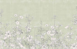 Papier peint mural floral vert clair souffle de sérénité végétale - Vignette | Mr Papier Peint