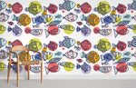 Papier peint mural de poissons colorés en mer - Vignette | Mr Papier Peint