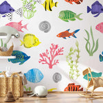 Papier peint mural de poissons et créatures marines - Vignette | Mr Papier Peint