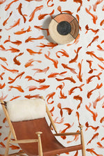 Papier peint mural de poissons rouges - Vignette | Mr Papier Peint