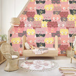 Papier peint mural Pop-corn sucré pour chambre de filles enchantée - Vignette | Mr Papier Peint