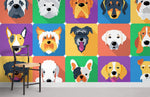 Papier peint mural de portrait de chien cartoon - Vignette | Mr Papier Peint