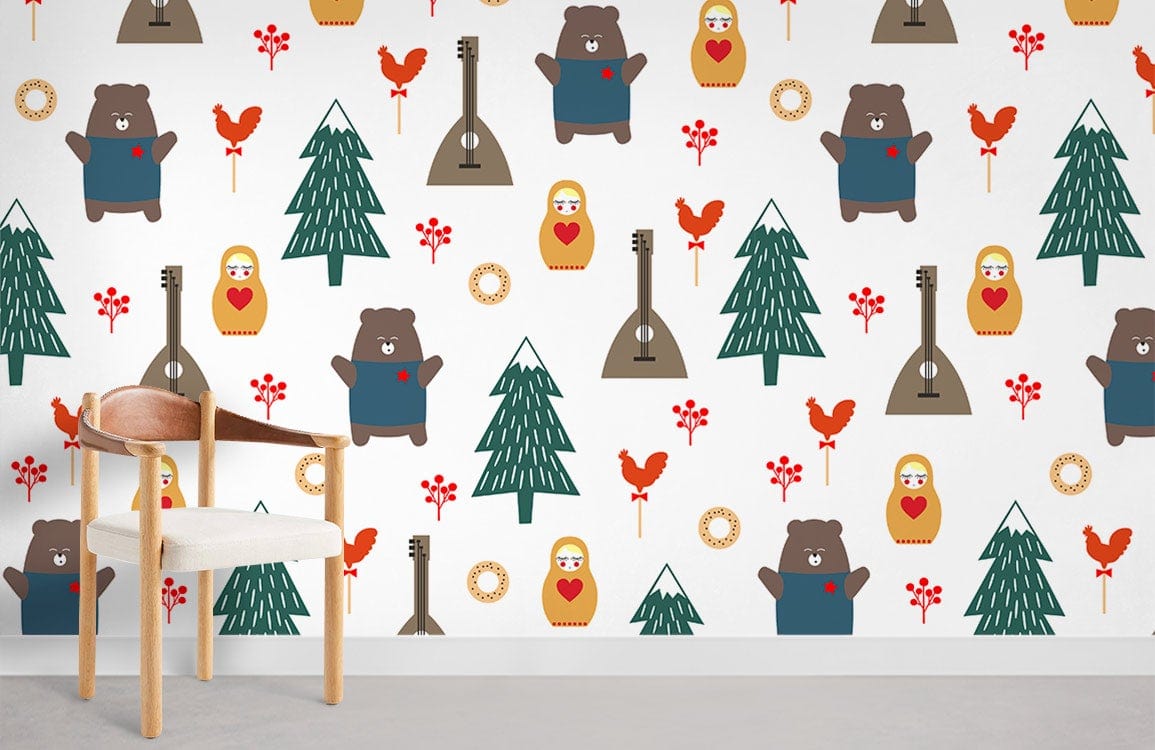 Papier peint mural de poupées - Le meilleur Papier peint panoramique Sur mesure