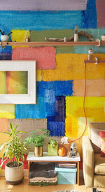 Papier peint mural de rectangles colorés - Vignette | Mr Papier Peint