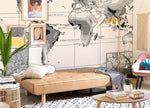 Papier peint mural pluie annuelle pour une atmosphère enchanteresse - Vignette | Mr Papier Peint