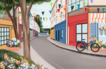 Papier peint mural de rue déserte - Vignette | Mr Papier Peint