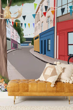 Papier peint mural de rue déserte - Vignette | Mr Papier Peint