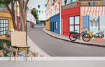 Papier peint mural de rue déserte - Vignette | Mr Papier Peint