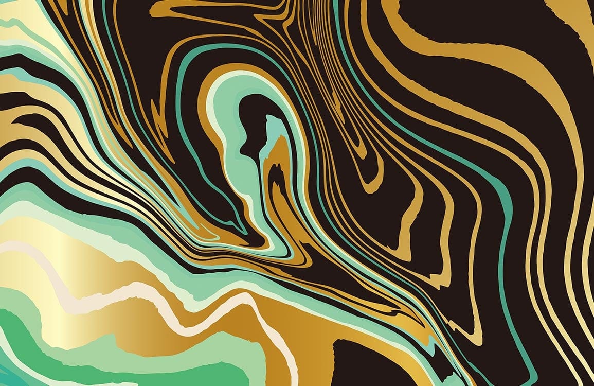 Papier peint mural de style Art Déco - Le meilleur Papier peint panoramique Sur mesure