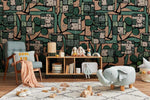 Évasion Naturelle avec Papier Peint Mural Topographique - Vignette | Mr Papier Peint