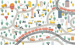Papier peint mural Trafic Urbain pour chambre d’enfant pleine de vie - Vignette | Mr Papier Peint