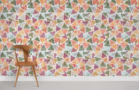 Papier peint mural de triangles - Le meilleur Papier peint panoramique Sur mesure