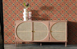 Papier Peint Mural Vecteurs Orange Vif Éclat Moderne et Chaleur - Vignette | Mr Papier Peint