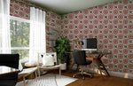 Papier peint mural vecteurs rouge foncé pour une ambiance élégante - Vignette | Mr Papier Peint