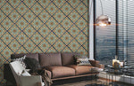 Peint Mural Vecteurs Verts Sales pour un Salon Unique et Dynamique - Vignette | Mr Papier Peint