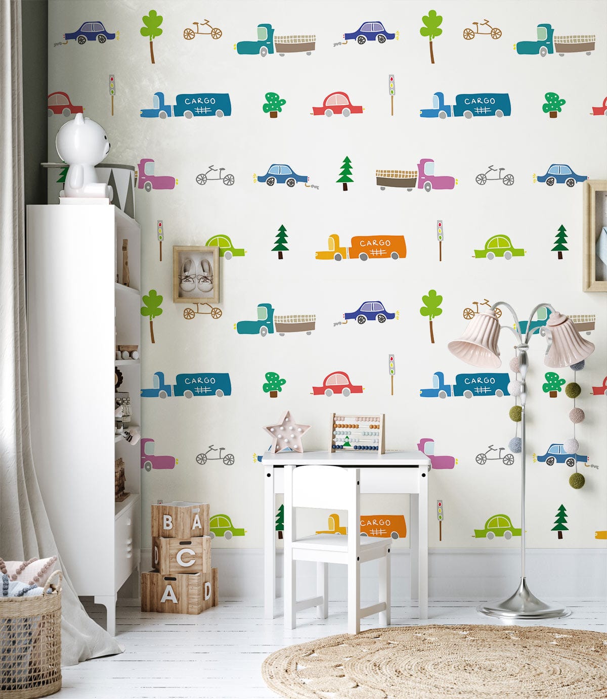 Papier peint mural de vélo cargo - Le meilleur Papier peint panoramique Sur mesure