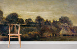 Papier peint mural village agricole sérénité champêtre authentique - Vignette | Mr Papier Peint