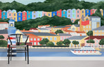 Papier peint mural village montagnard sérénité et charme bois noir - Vignette | Mr Papier Peint