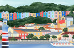 Papier peint mural village montagnard sérénité et charme bois noir - Vignette | Mr Papier Peint