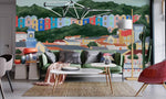 Papier peint mural village montagnard sérénité et charme bois noir - Vignette | Mr Papier Peint