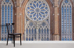 Papier peint mural vitraux de cathédrale ambiance lumineuse et majestueuse - Vignette | Mr Papier Peint