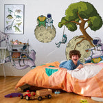 Voyage Cosmique avec Papier Peint Mural Astronaute - Vignette | Mr Papier Peint