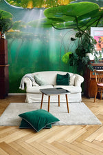 Papier peint mural Étang Sous-Marin Sérénité Aquatique - Vignette | Mr Papier Peint