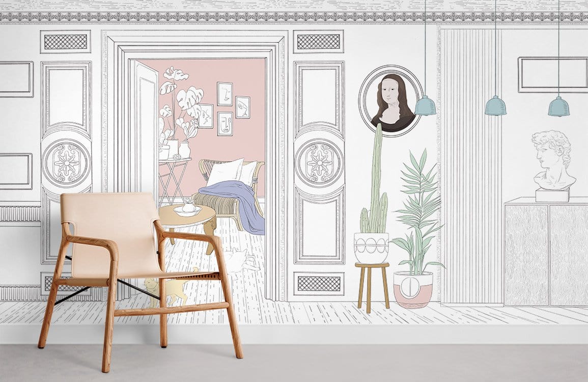 Papier peint mural décoratif intérieur - Le meilleur Papier peint panoramique Sur mesure