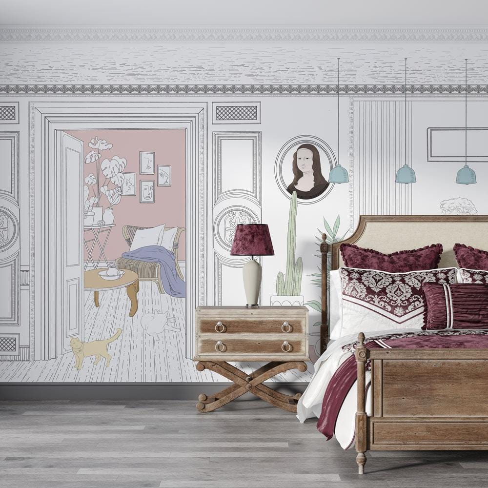 Papier peint mural décoratif intérieur - Le meilleur Papier peint panoramique Sur mesure