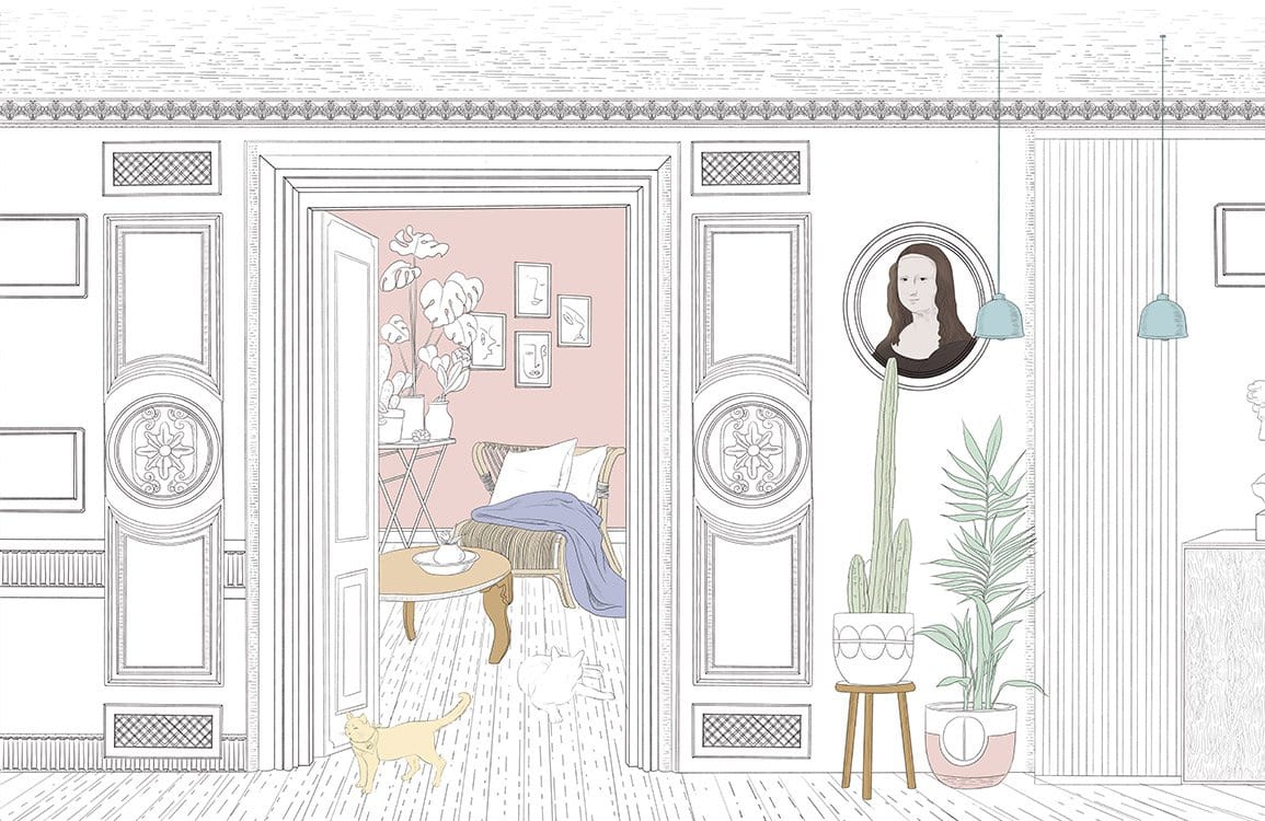Papier peint mural décoratif intérieur - Le meilleur Papier peint panoramique Sur mesure