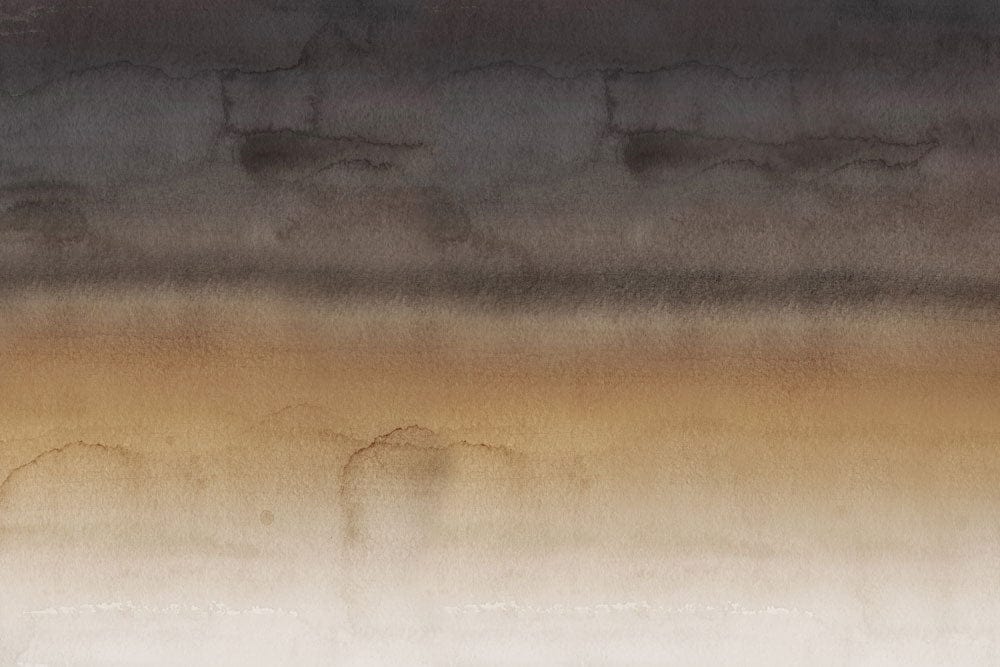 Papier peint mural dégradé aquarelle avec dégradé brun et blanc en style aquarelle