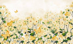 Papier peint mural buissons de marguerites pour un intérieur serein - Vignette | Mr Papier Peint