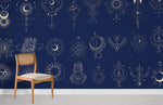 Papier peint mural Phases de la Lune ambiance mystique et apaisante - Vignette | Mr Papier Peint