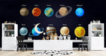 Papier peint mural Galaxie Un voyage céleste entre étoiles et planètes - Vignette | Mr Papier Peint