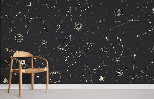 Papier peint mural des signes astrologiques - Le meilleur Papier peint panoramique Sur mesure