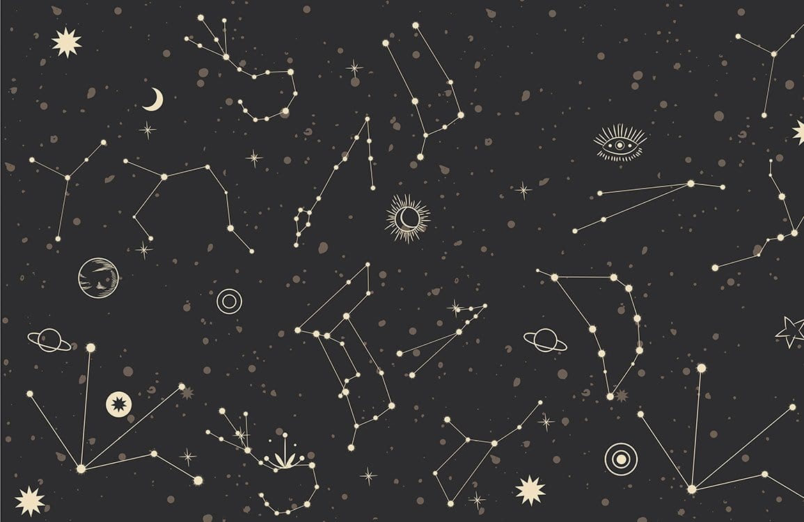 Papier peint mural des signes astrologiques - Le meilleur Papier peint panoramique Sur mesure