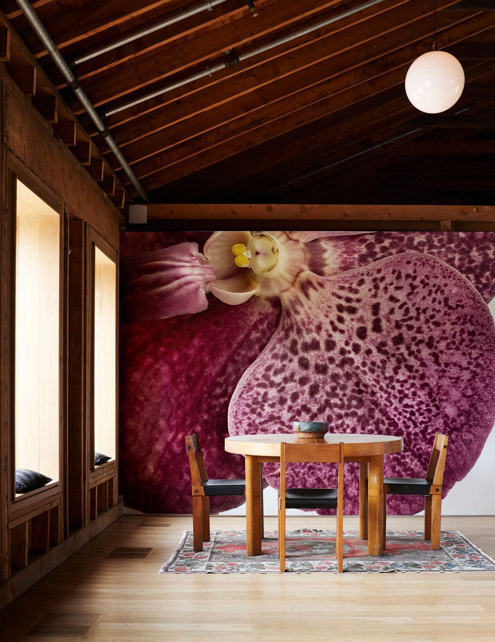 Papier peint mural détaillé d’orchidées - Le meilleur Papier peint panoramique Sur mesure