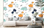 Papier Peint Mural Dinosaure Cool - Vignette | Mr Papier Peint