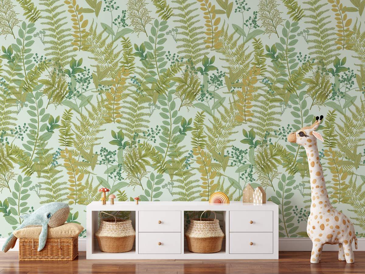 Papier Peint Mural Diverses Feuilles II - Le meilleur Papier peint panoramique Sur mesure