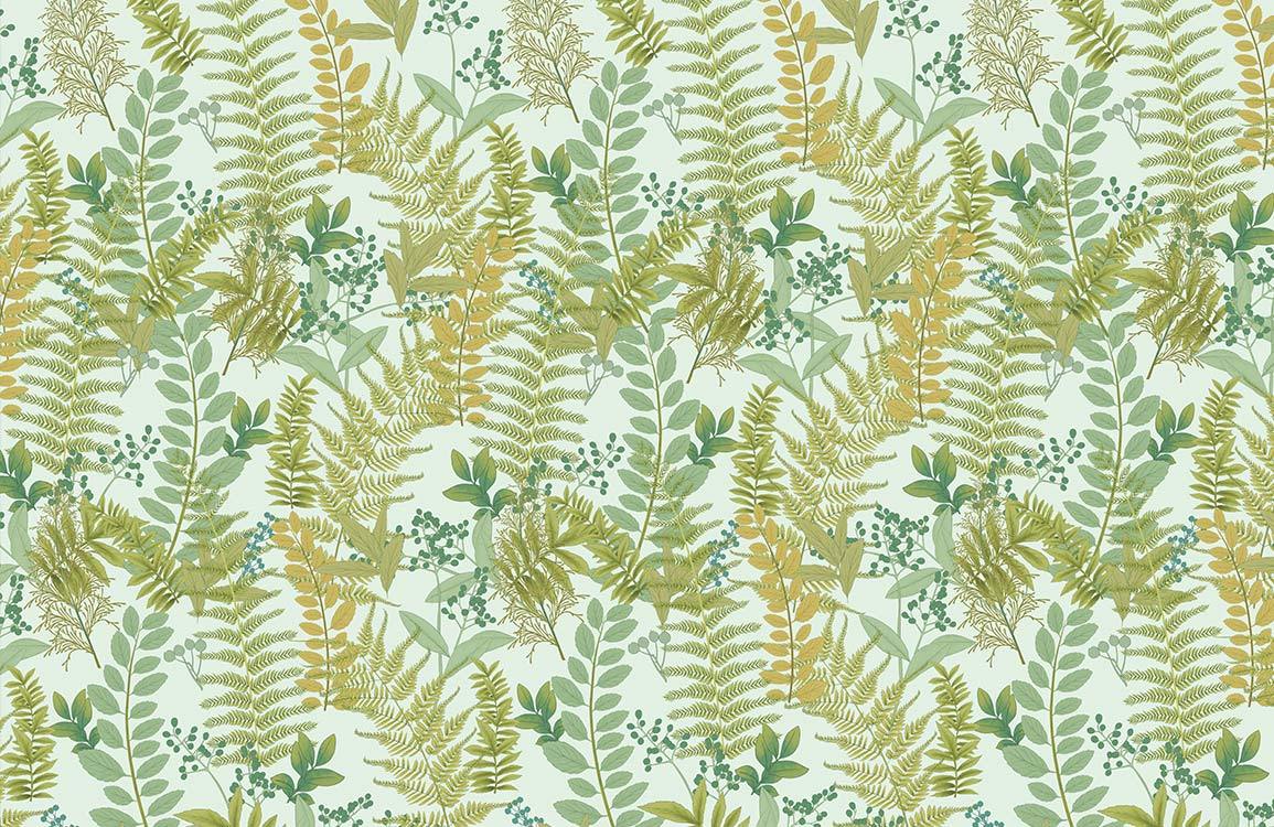 Papier Peint Mural Diverses Feuilles II - Le meilleur Papier peint panoramique Sur mesure