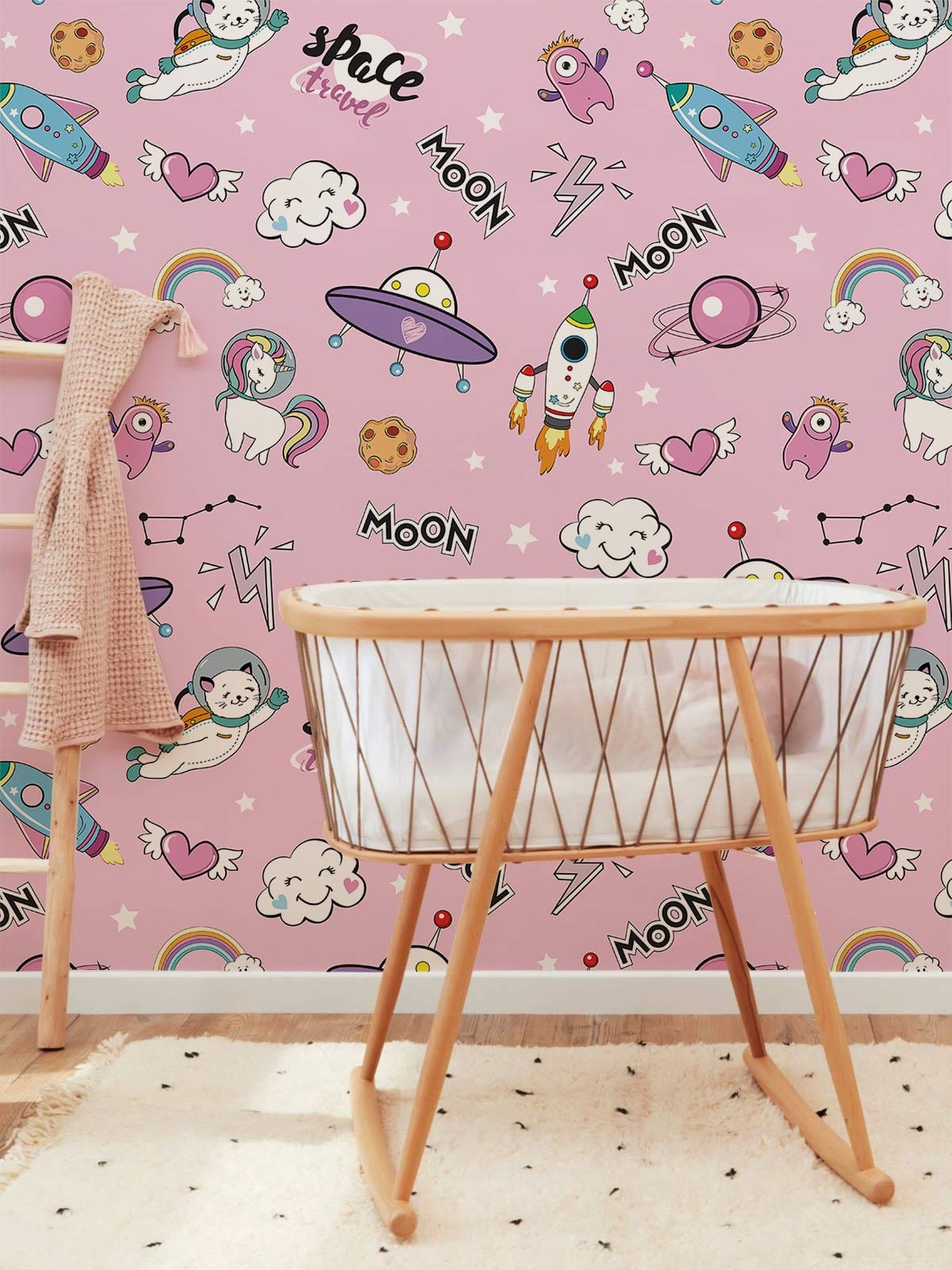 Papier peint mural d’objets spatiaux - Le meilleur Papier peint panoramique Sur mesure