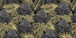 Papier peint mural tropical noir et or ambiance luxueuse et botanique - Vignette | Mr Papier Peint