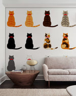 Papier Peint Mural Dos de Chat - Vignette | Mr Papier Peint