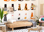 Papier Peint Mural Dos de Chat - Vignette | Mr Papier Peint